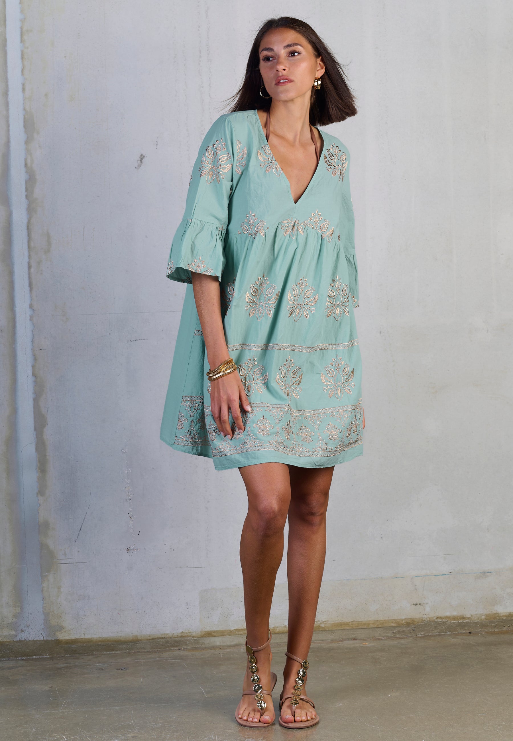 GOLDEN BLOOM DRESS