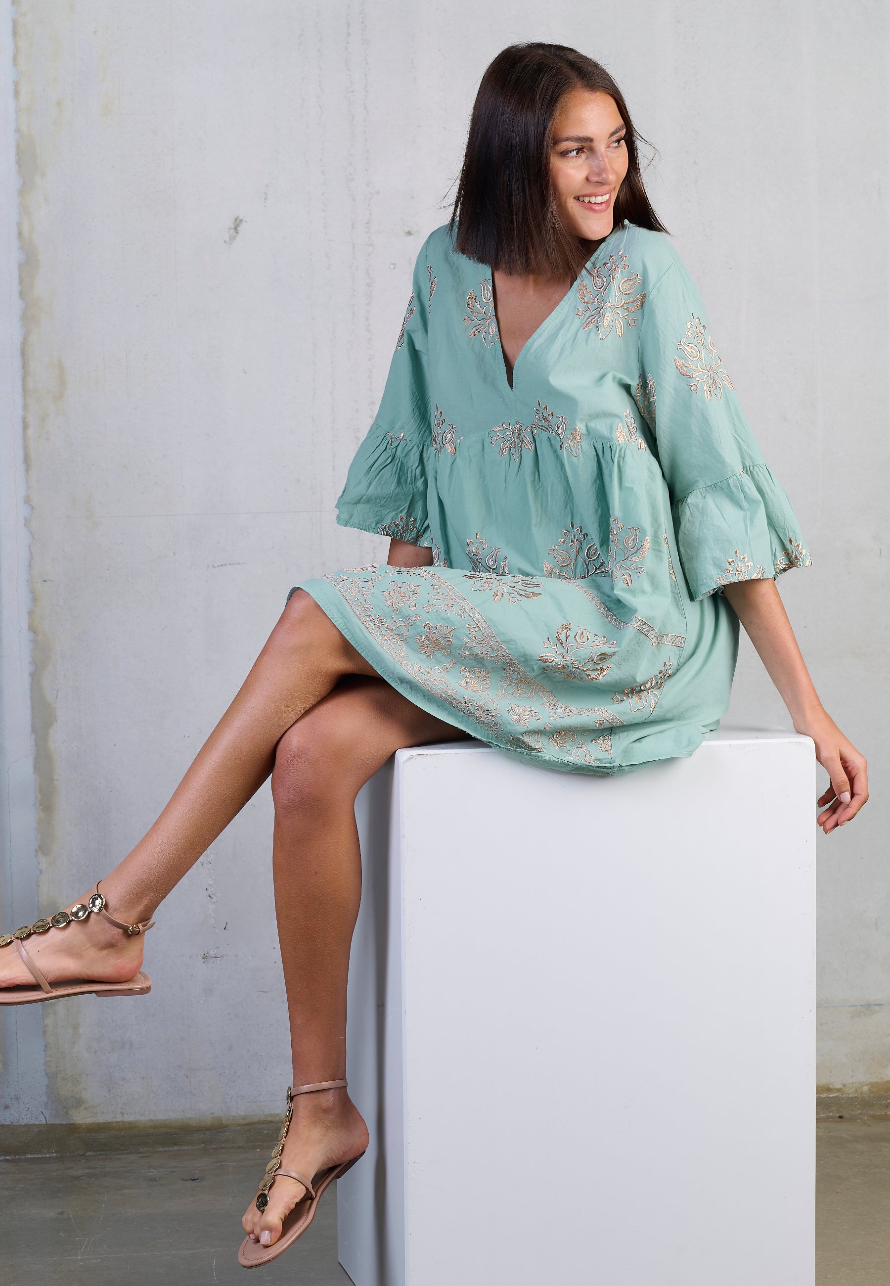 GOLDEN BLOOM DRESS