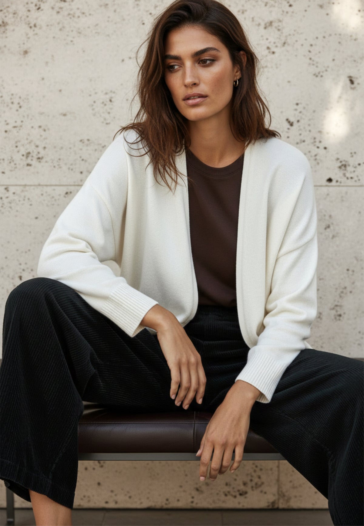 Cardigan URBAN EASE aus softem Viskose Mix