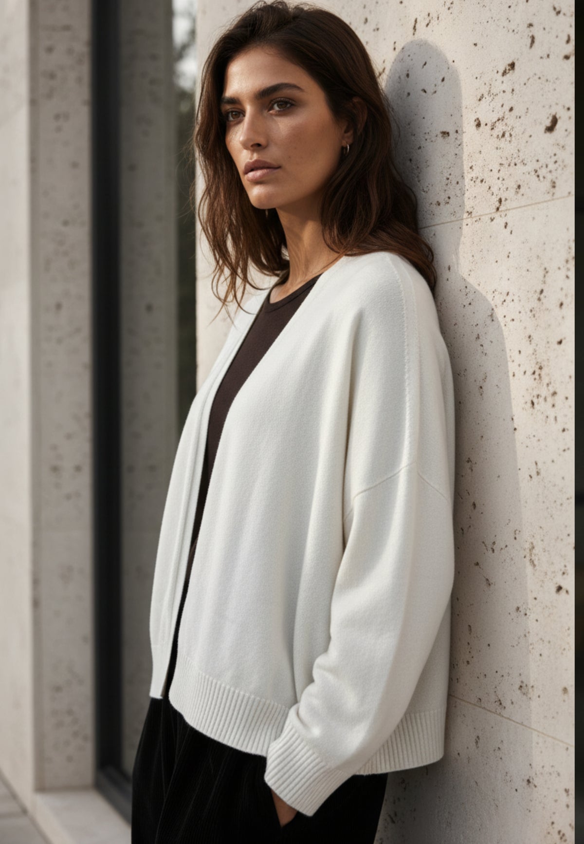 Strickcardigan URBAN EASE aus softem Viskose Mix