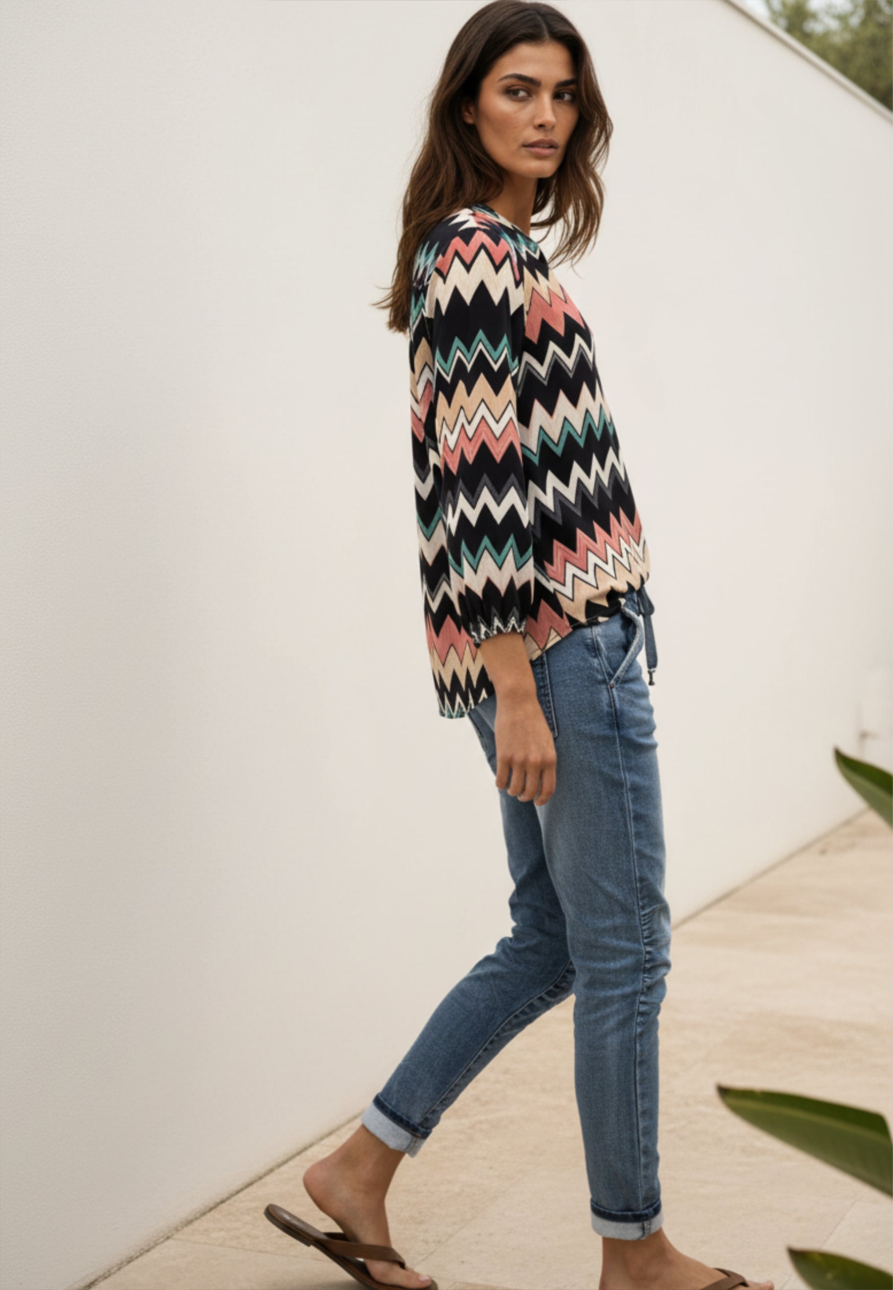 Bluse MODERN WAVE aus Viskose