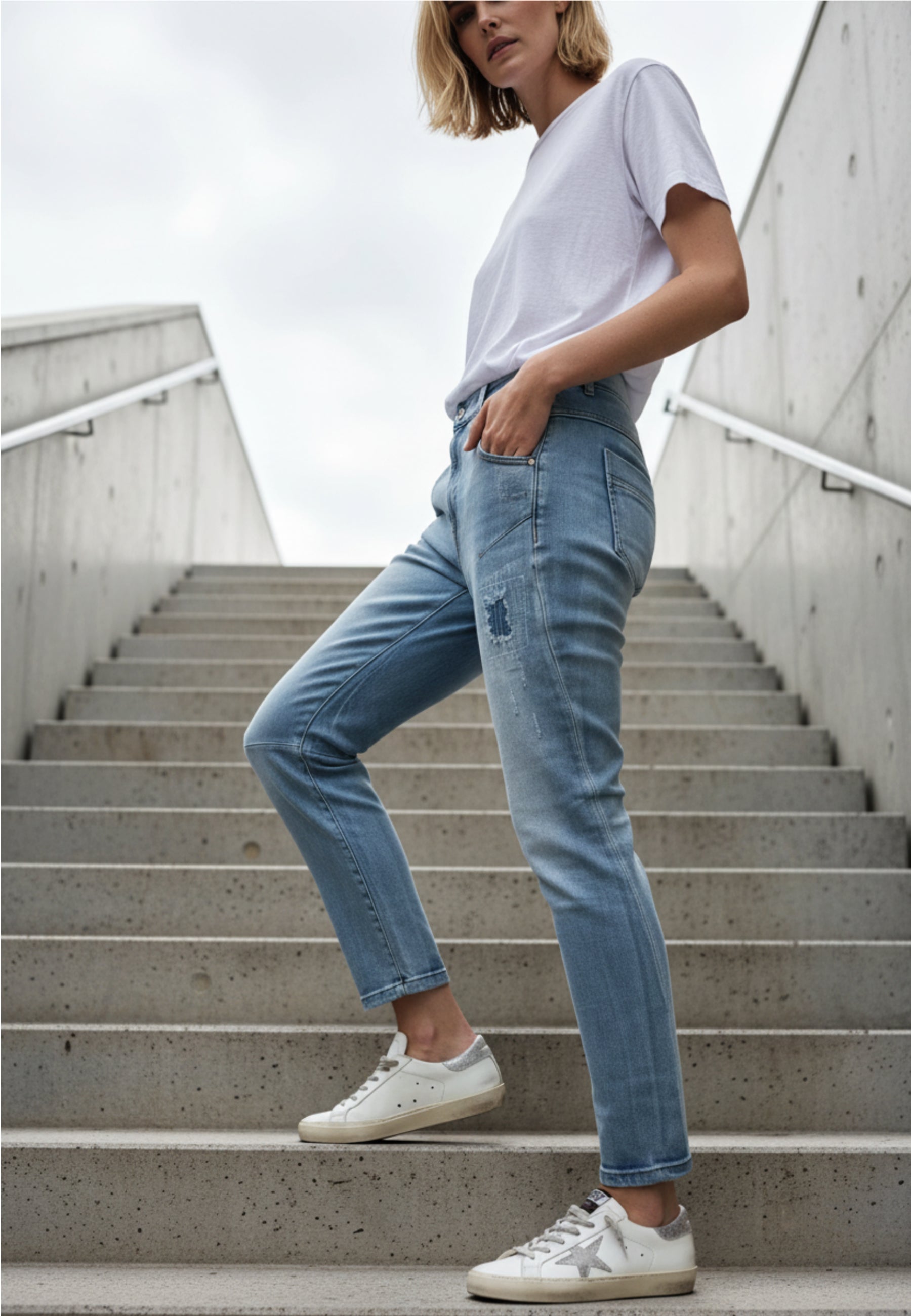 Relaxed slim Damenjeans-the cool one
