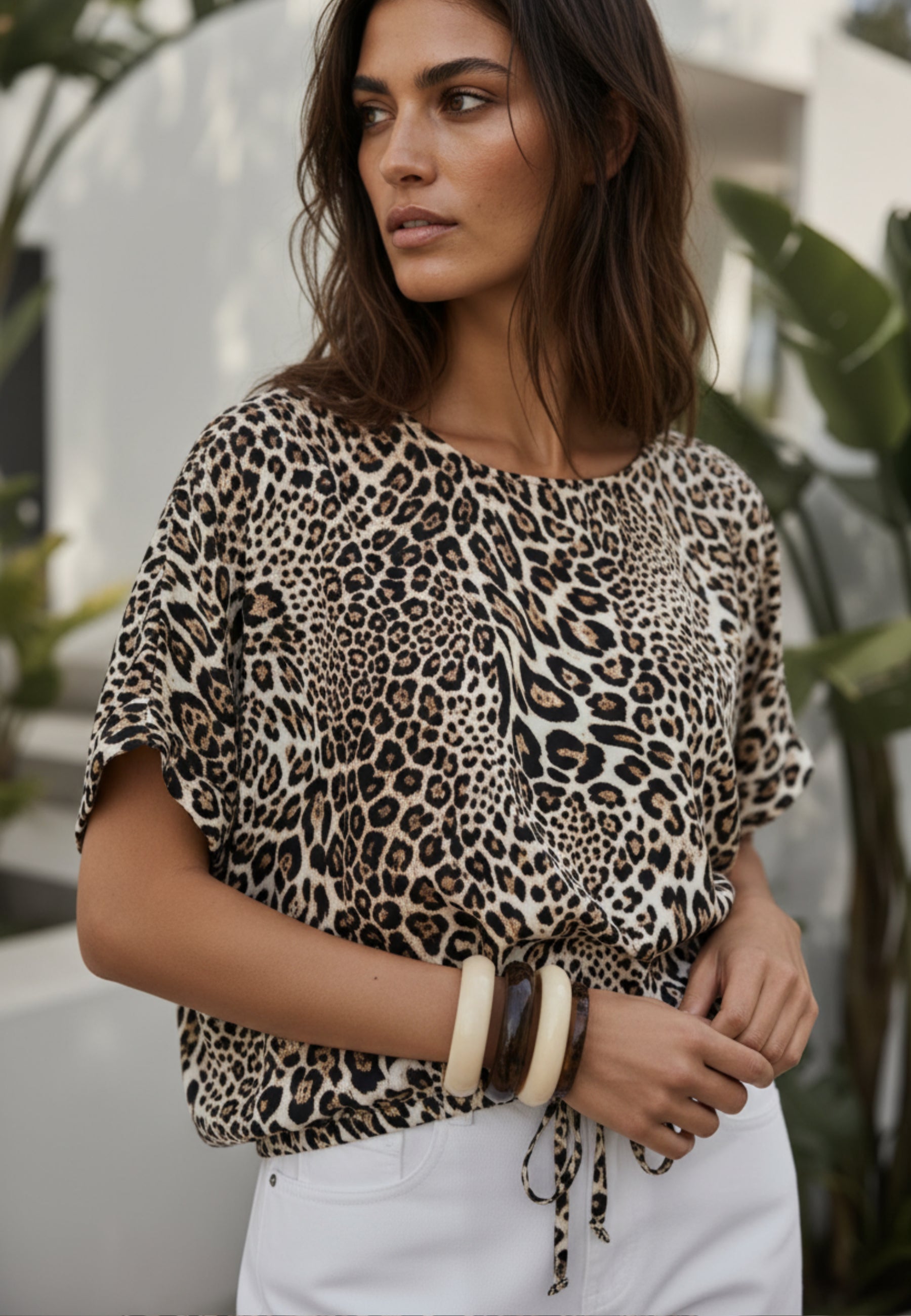 INSTINCT Blusenshirt aus Viskose Satin