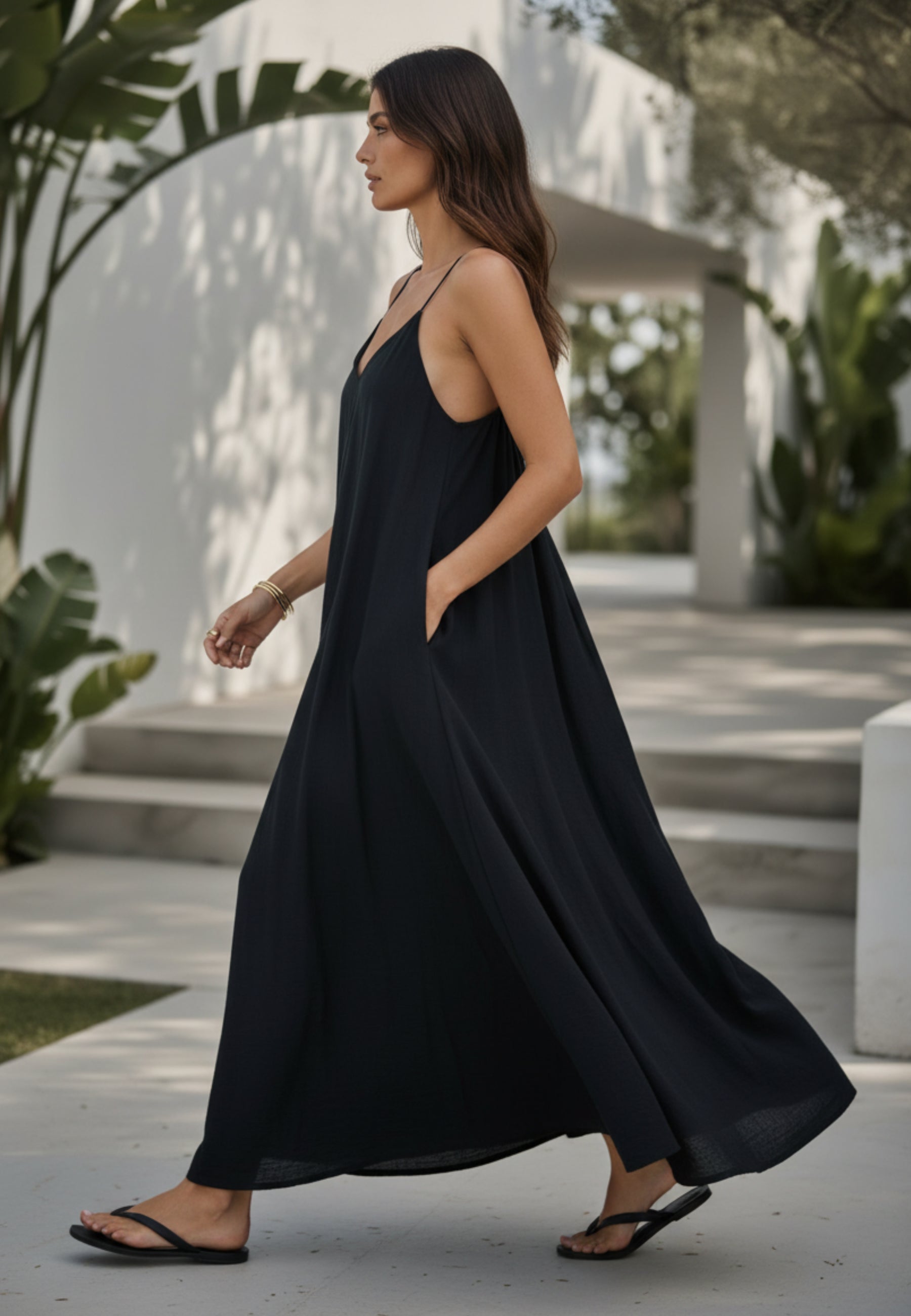 Kleid EASY FLOW aus fließender Viskose