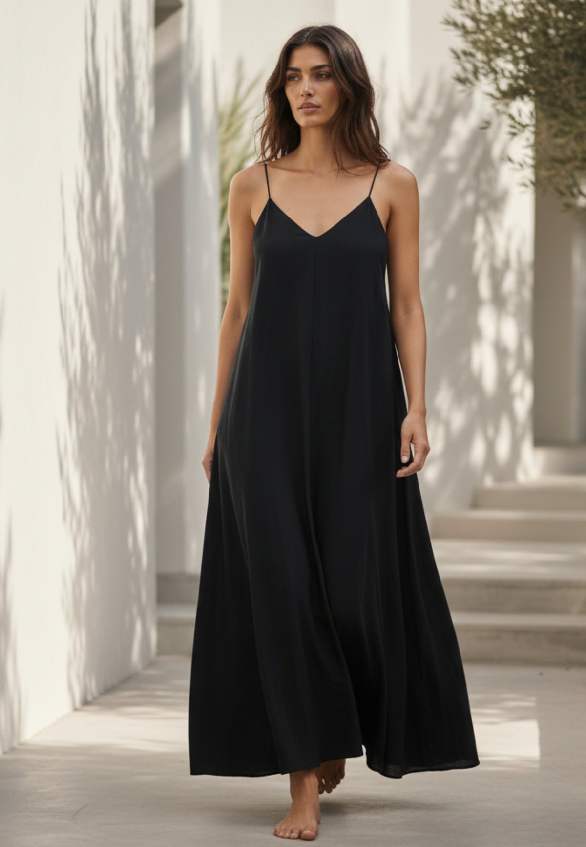 Kleid EASY FLOW aus fließender Viskose