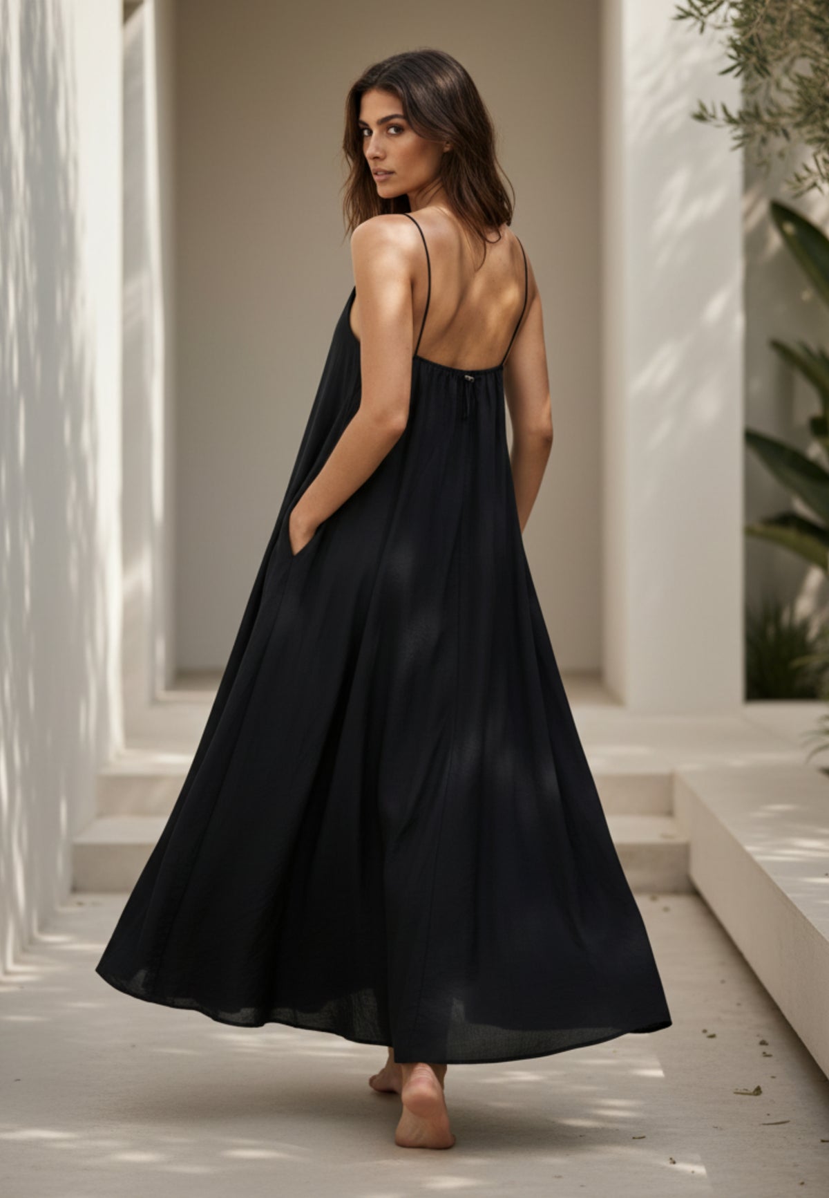 Kleid EASY FLOW aus fließender Viskose