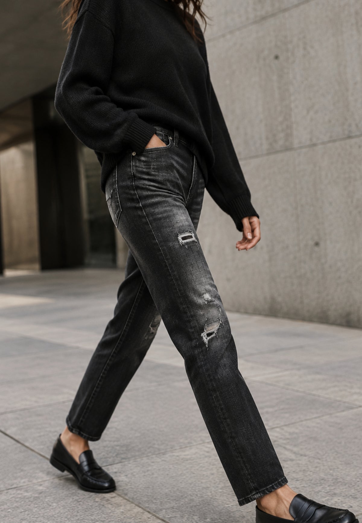 Jeans BLACK REBEL aus elastischem Denim