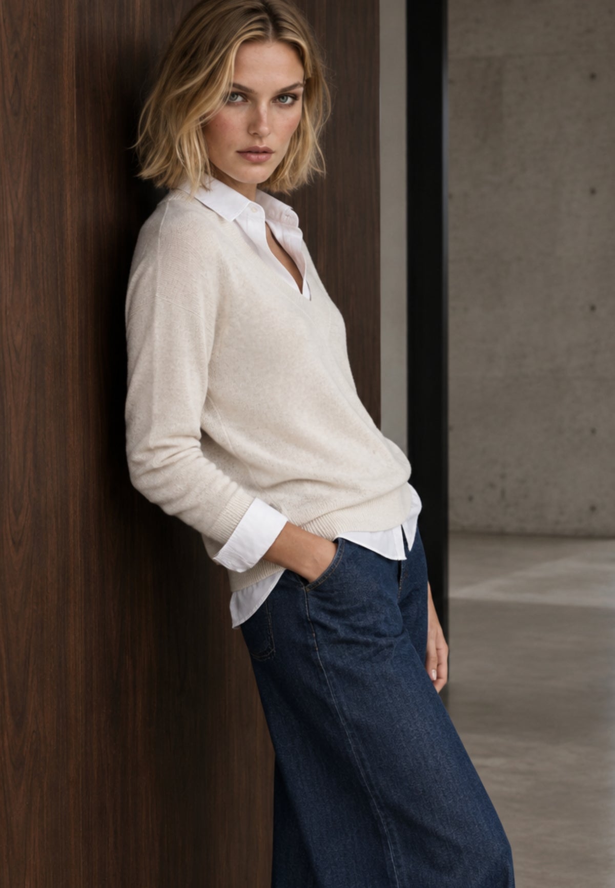 Strickpullover SOFT FEEL aus Viskose-Mix
