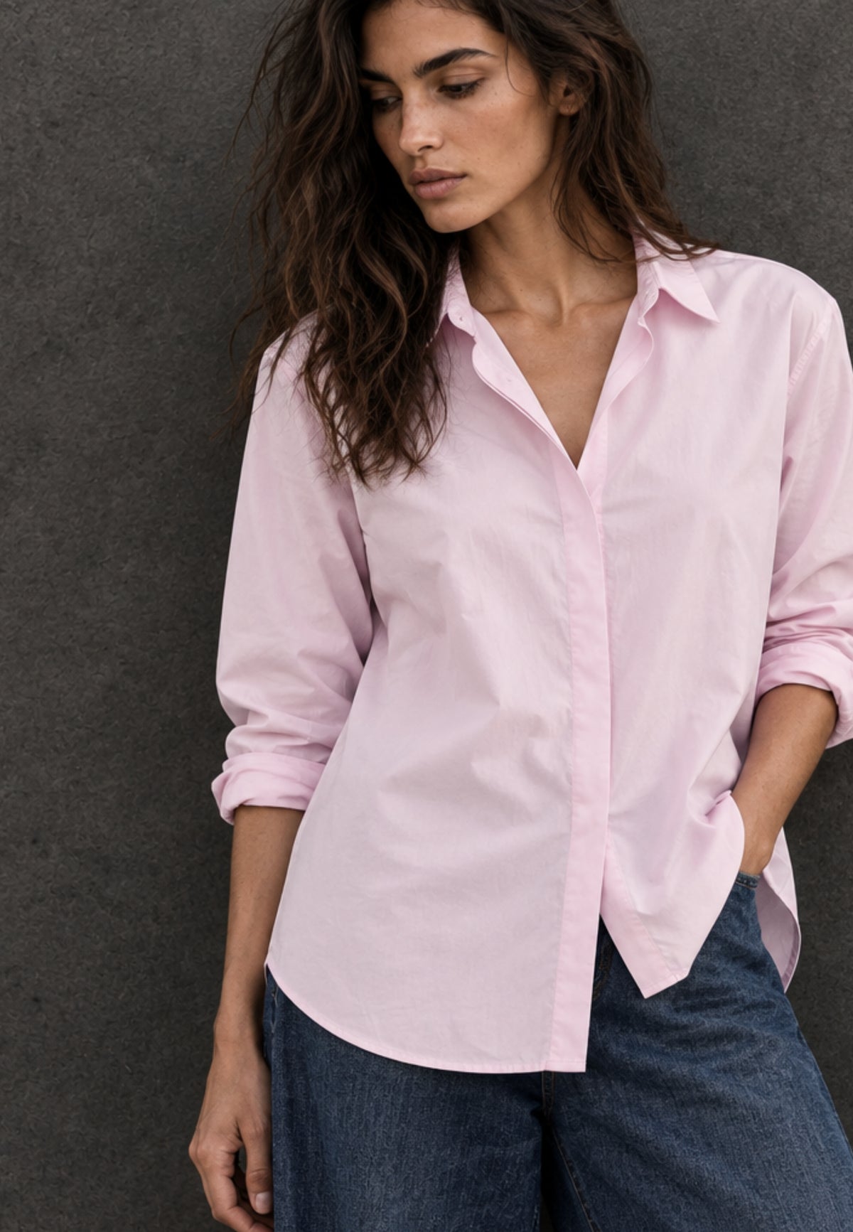 Popelinebluse ESSENTIAL aus reiner Baumwolle
