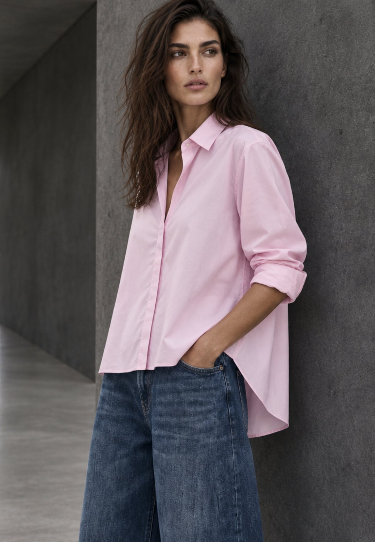 Popelinebluse ESSENTIAL aus reiner Baumwolle