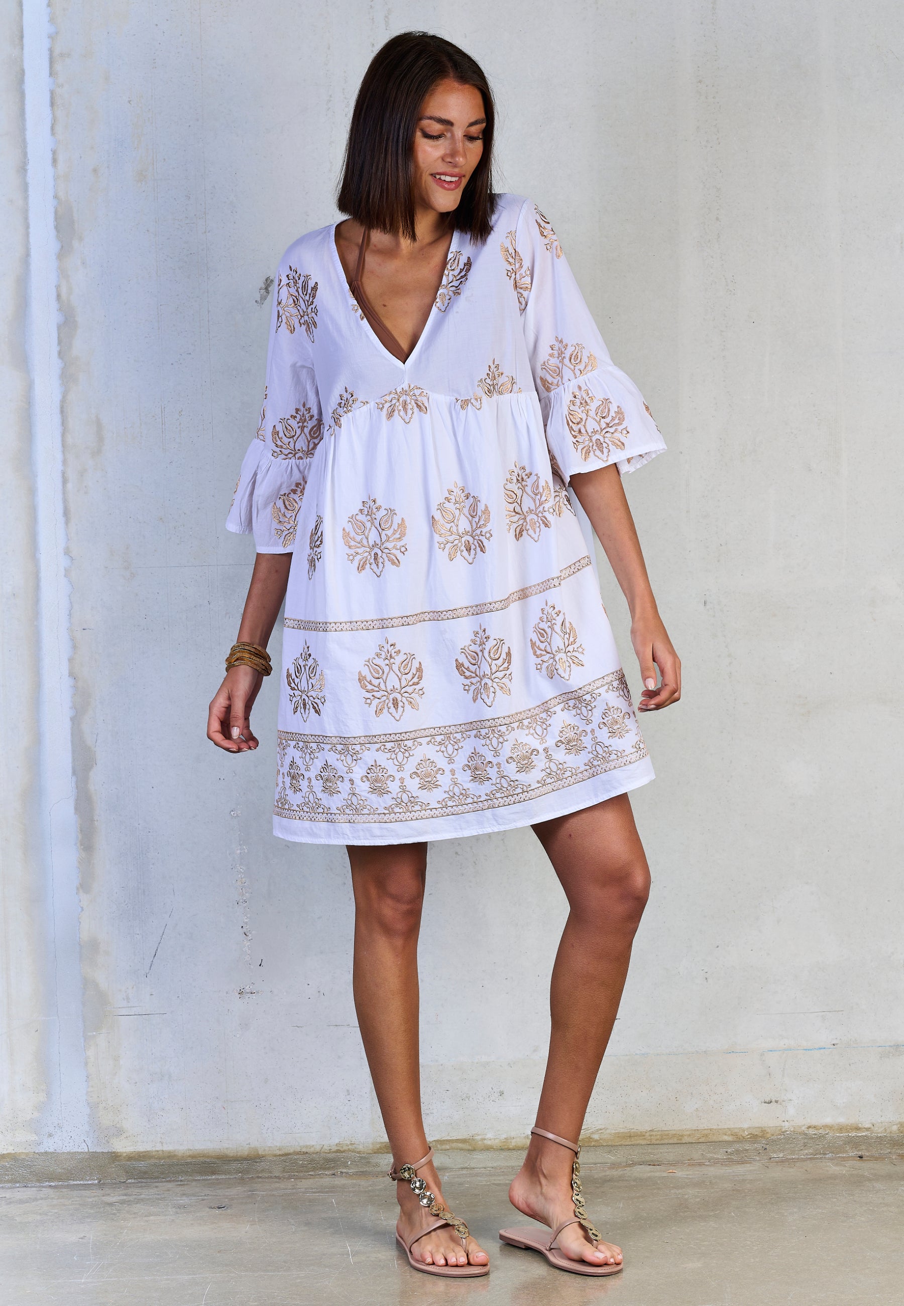 GOLDEN BLOOM DRESS