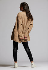 BOUCLÈ CARDIGAN CURLY